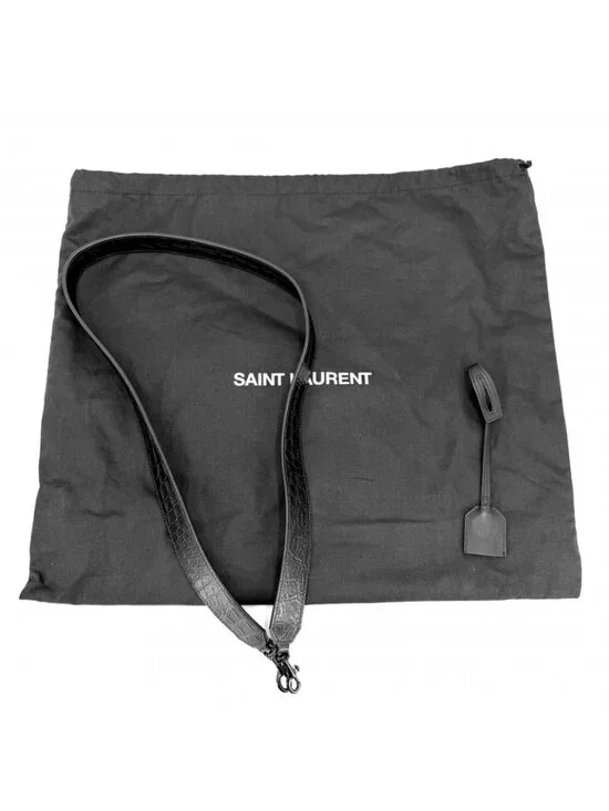 Saint Laurent Paris 2-Way Baby Downtown Cabas Shoulder Bag Crossbody Ysllogo - Picture 7 of 7